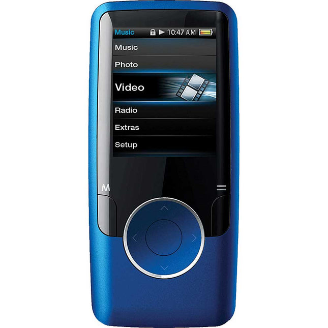 MP620-4GBL 4GB 1.8" FM/Video MP3 Player, Blue