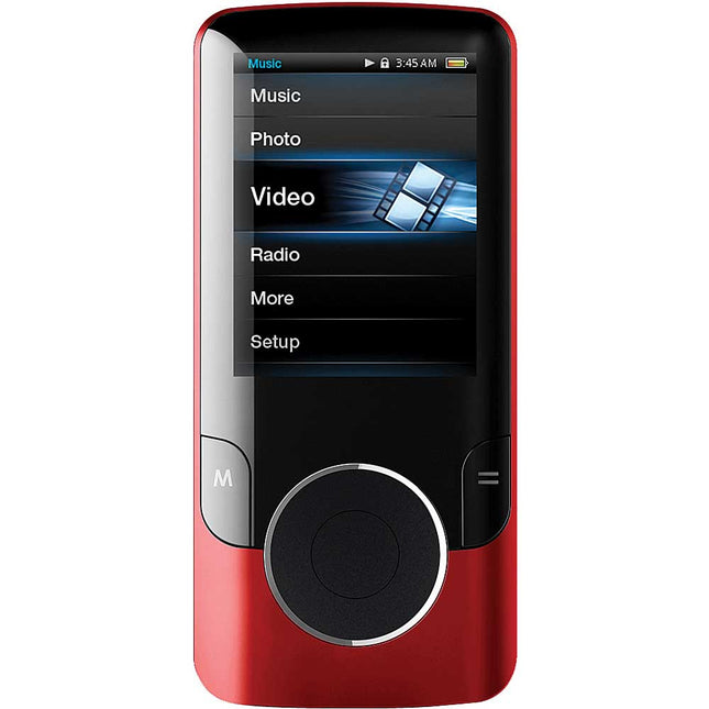 MP7074GRD 4GB 2.0" LCD MP4 Player, Red