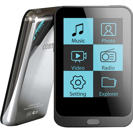 MP823-4G 4GB 2" Touchscreen Video MP3 Player