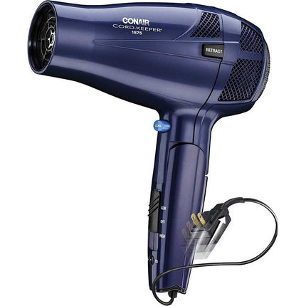 1875 Watt Ionic Conditioning Cord-Keeper Folding Handle Hair Dryer