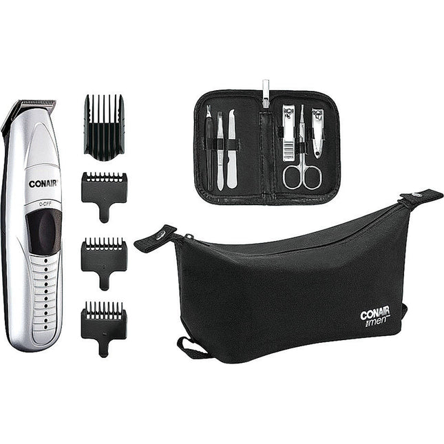 Beard and Mustache Trimmer Grooming System Gift Set