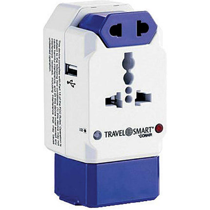 Travel Smart All-in-One Adapter w/USB