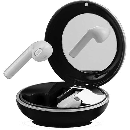 True Wireless Earbuds with Compact Case, Black