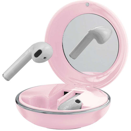 True Wireless Earbuds with Compact Case, Pink