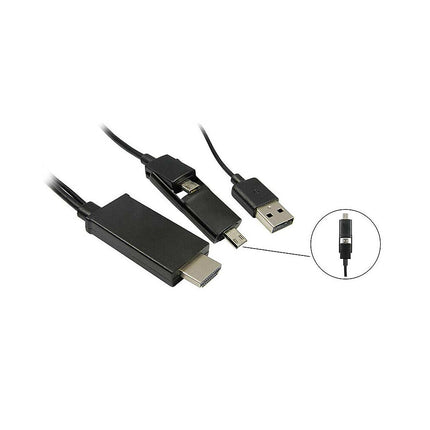 1.8m Micro USB A HDMI Mhl Cable