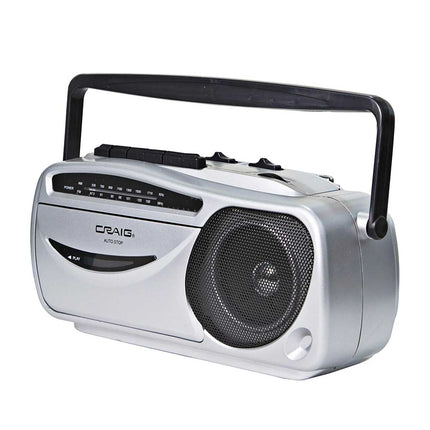 Portable Cassette Player/Recorder with AM/FM Radio