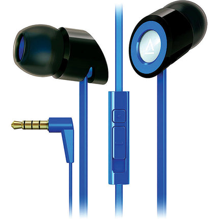 MA350BU In-Ear Headphones w/ Mic & Remote, Blue