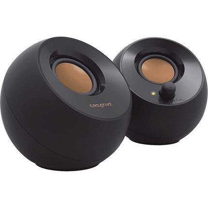 USB 2.0 Desktop Speakers, Black