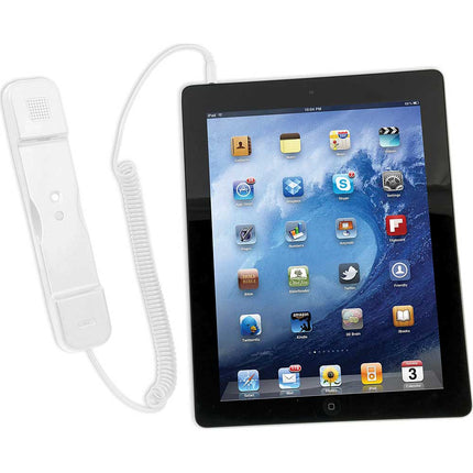 PAD-RSTW Radiation Safe Telephone Handset for iPhone/iPad, White