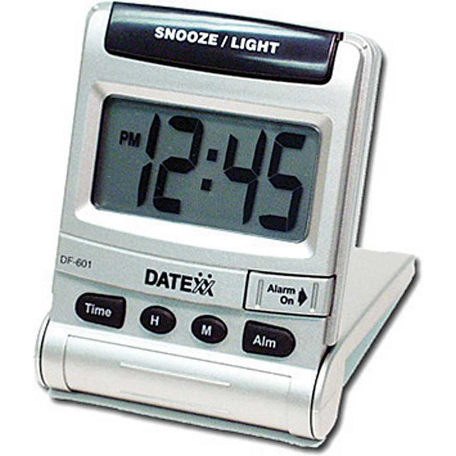 DF-601 Travel Alarm Clock with Flip Stand