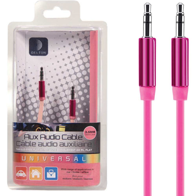 DAUXPK Auxiliary Cable, Pink