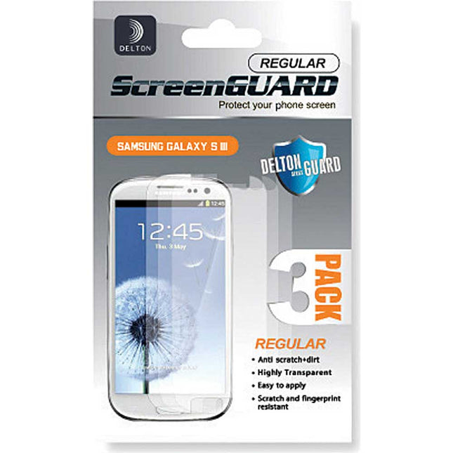 DSPSG3R3P Galaxy S III Screen Protector, 3-Pack