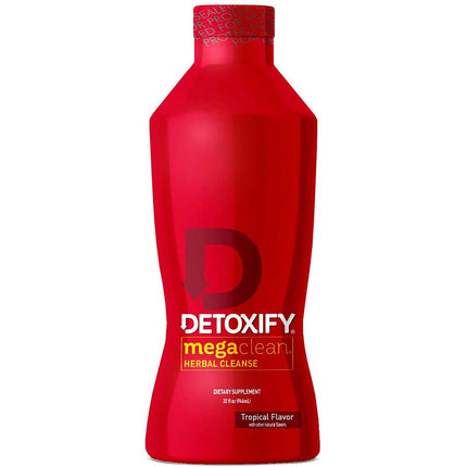 Detoxify Mega Clean Herbal Cleanse Tropical Fruit Flavor 32 oz
