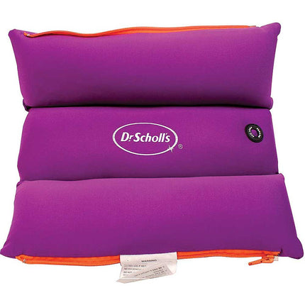2-in-1 Massaging Cushion with Microbeads, Purple