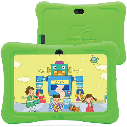 7" Quad Core Android Kids Tablet, Green
