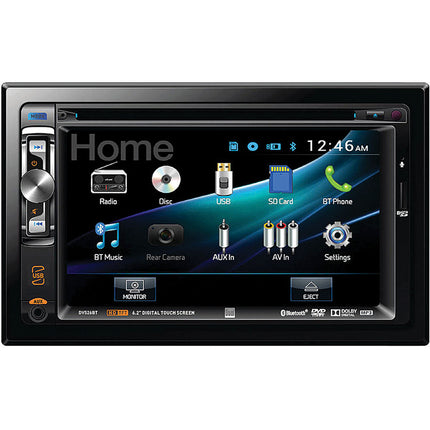 6.2" Double DIN In Dash DVD Receiver with Built In Bluetooth