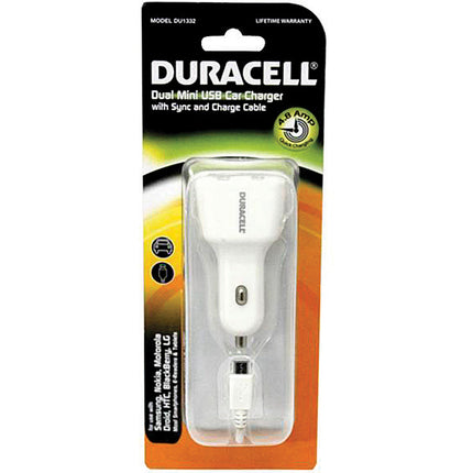 DU1332 4.8 Amp Dual Mini Car Charger