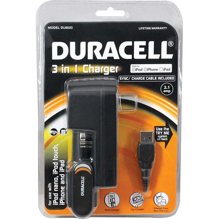 DU8023 3 In 1 Charger For iPad/iPhone/iPod