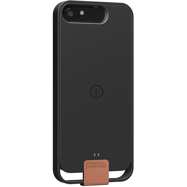 PRCA5B2 Duracell Powermat-Wireless Charging Case for iPhone5S, Black