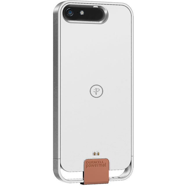 PRCA5W2 Duracell Powermat-Wireless Charging Case for iPhone5S, White