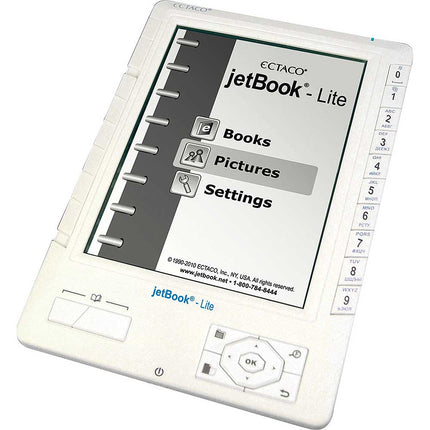 JBLENWH jetBook eBook Reader, White