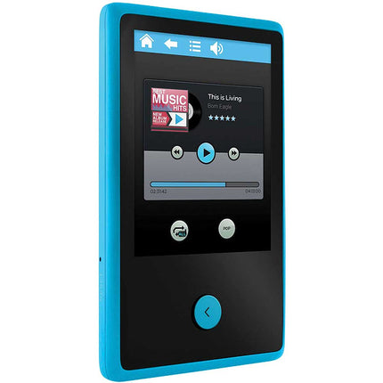 8GB 2.4-Inch Touch Screen MP3 Video Player w/Bluetooth, Blue
