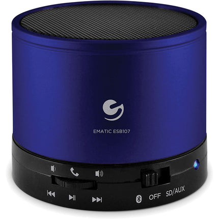 Bluetooth Wireless Speaker & Speakerphone, Blue