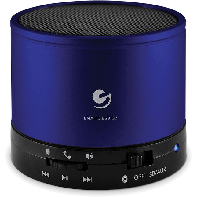 Bluetooth Wireless Speaker & Speakerphone, Blue