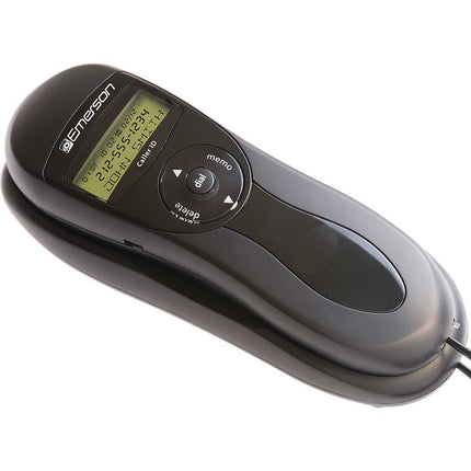 EM-2516BK Slimline Telephone, Black