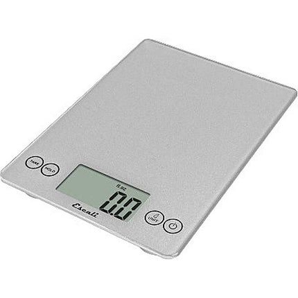Arti Glass Digital Kitchen Scale 15Lb/7Kg, Shiny Silver