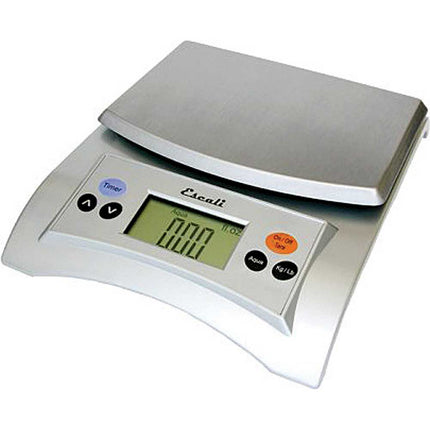 Aqua Digital Scale Liquid Measuring Scale 11Lb/5 Kg, Silver Grey