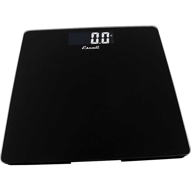 Glass Platform Digital Bathroom Scale 440Lb/200Kg, Black