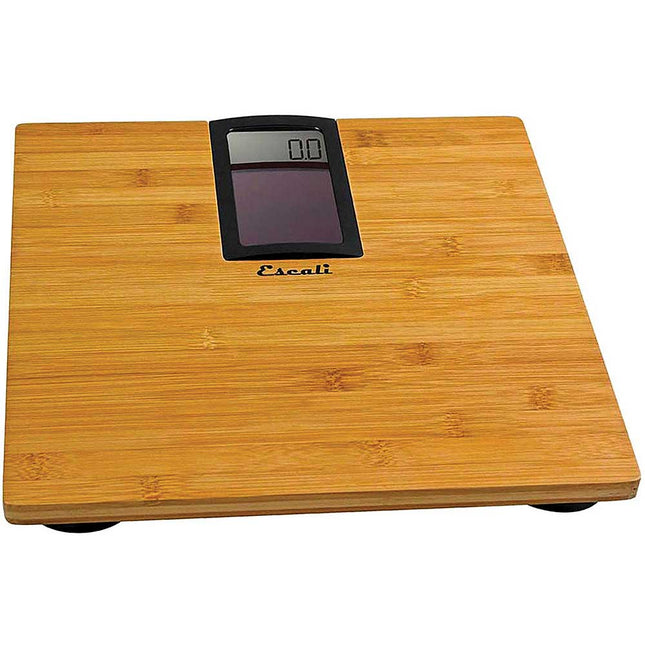 Solar Bamboo Digital Bath Scale 400Lb/180Kg, Bamboo
