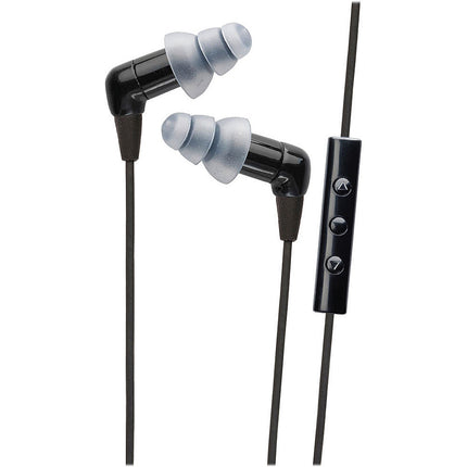 Safe-Listening In-Ear Stereo Headphones with Mic/Remote