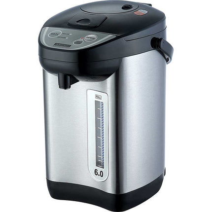 6-Quart Stainless Steel Hot Water Pot with Shabbos Mode