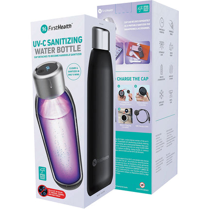 UV-C Disinfecting Water Bottle + Wand