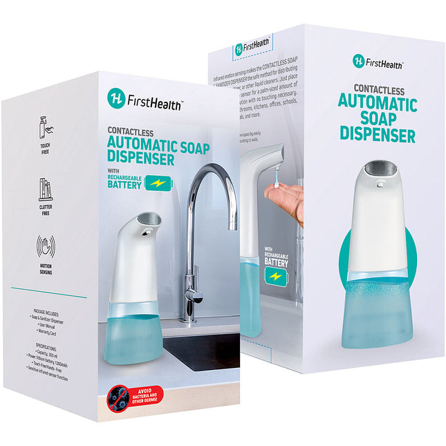 Contactless Automatic Liquid or Foam Soap Dispenser w/Rechargeable Battery