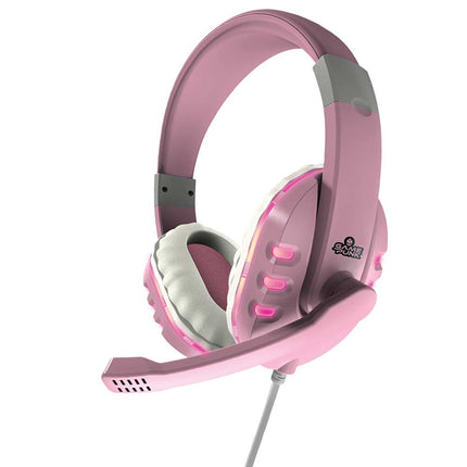 "Nightowl" Wired Gaming Headset, Pink