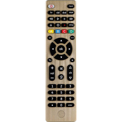 4-Device Universal Remote, Brushed Champagne