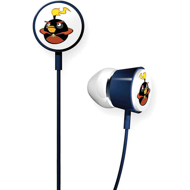 HAB009G Angry Birds Space Tweeter Earbuds, Black Bird