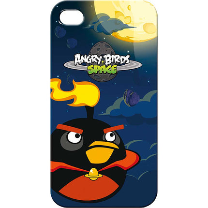 ICAS405G Angry Birds Space iPhone 4/4S Case, Black Bird