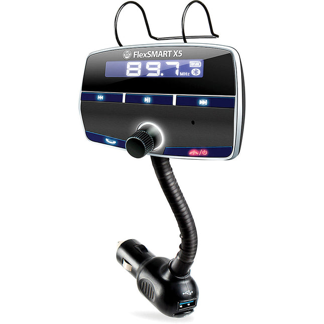 FlexSMART X5 In-Car Bluetooth FM Transmitter w/Rechargeable Hub
