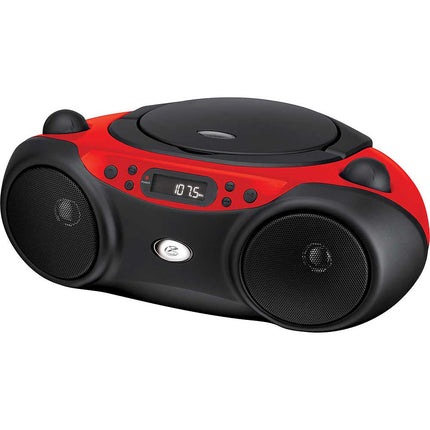 BC232R CD/Radio Boombox, Red