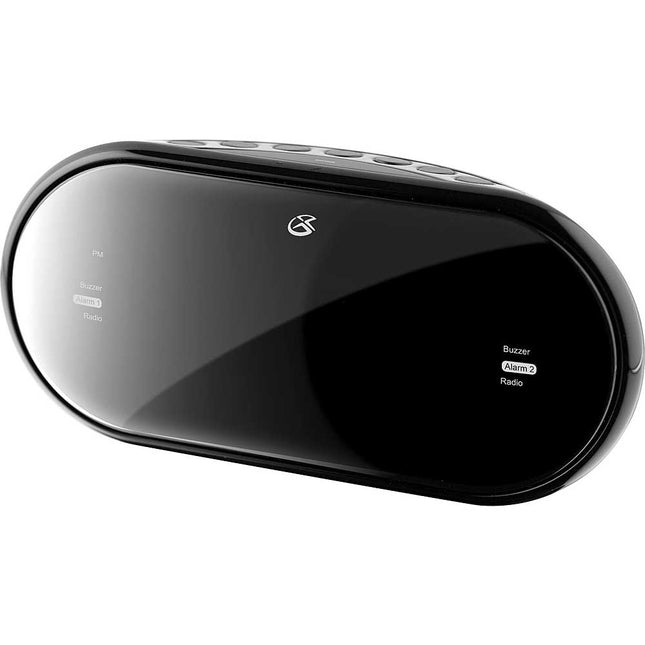 C253B 1.2" LED Dual Alarm Clock Radio