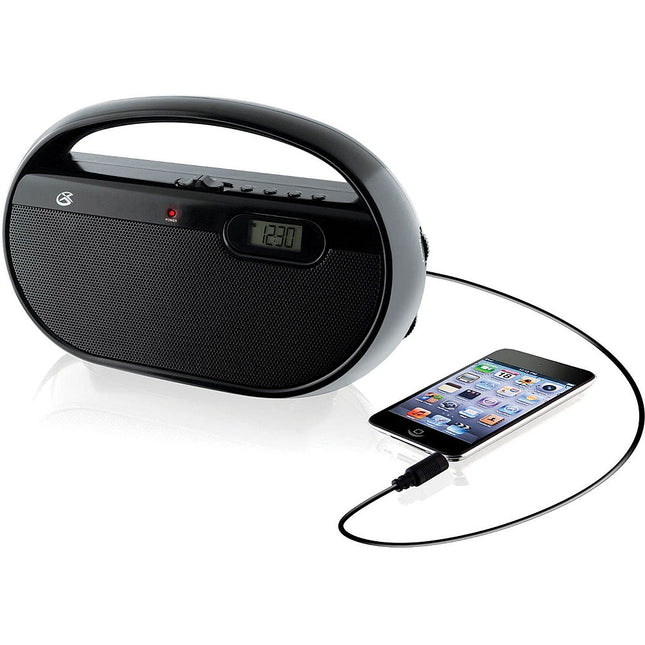 AM/FM Portable Clock Radio