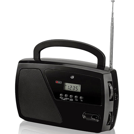 Portable Radio, Digital Clock, AC/DC Adapter