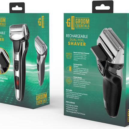 Rechargeable Dual Blade Foil Shaver