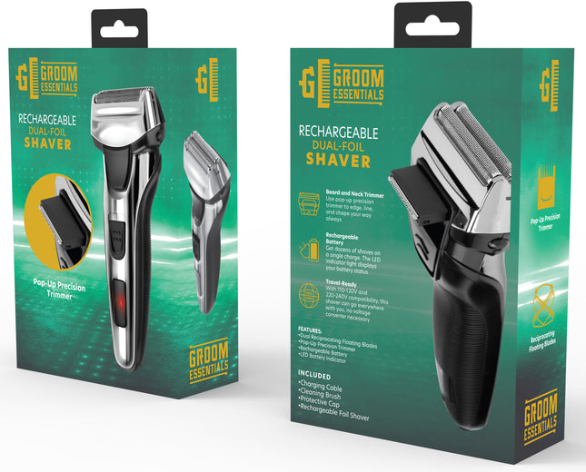 Rechargeable Dual Blade Foil Shaver