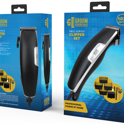 10PC HAIR CLIPPER SET