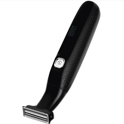 GROOM ESSENTIALS Travel Foil Shaver with Pop-Up Trimmer